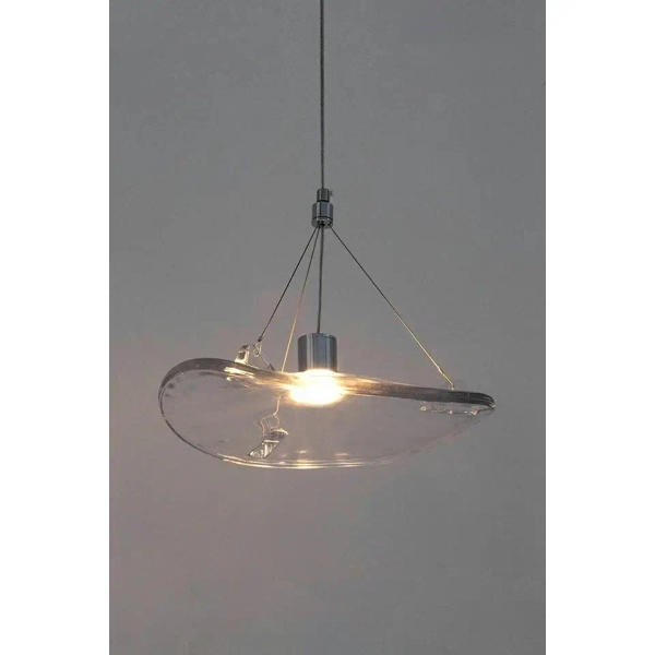 Wisząca lampa AQUA przezroczysta czarna MSE1501100391 1xLED 3W 3000K szklana