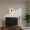 Ledowy kinkiet na ścianę Dalinia WL0114-BK LED 8W 3000K okrągły czarny
