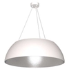 Lampa wisząca MORGAN MLP4477 Milagro salonowa OPRAWA okrągła biała srebrna