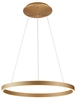 Zwisowa ledowa lampa Andrea AZ5099 50W ring złota 