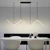 Designerska wisząca lampa Mont Blanc LWMB-90CM LED 26W 3000K czarny