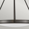 Industrialna lampa wisząca Collier HK-COLLIER-P-BX na łańcuchu czarna