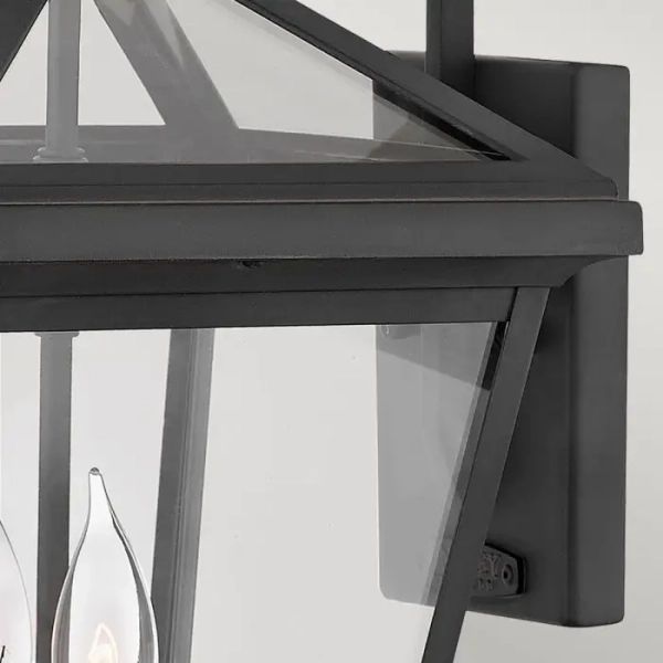 Elewacyjny kinkiet Alford QN-ALFORD-PLACE2-M-MB do ogrodu IP44 czarny