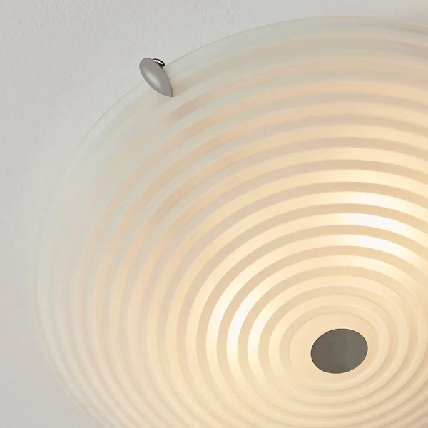 Plafon do salonu Roundel 633-32 okrągły chrom przezroczysty