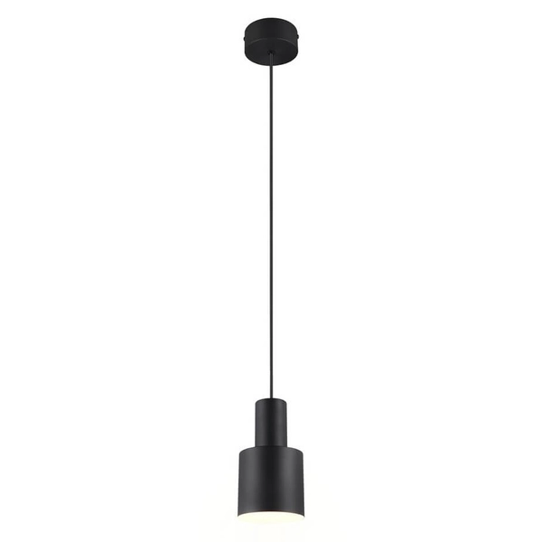 Wisząca lampa ELIOR DL132319400 Trio walec tubka do kuchni czarna