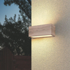 Tarasowa lampa ścienna Mayenne 218560235 IP44 kostka prostokąt drewniana outlet