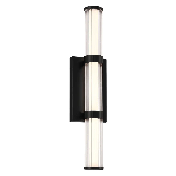 Lampa przyścienna Fayton QN-FAYTON-M-BK LED 21,6W 3000K IP44 tuba czarny
