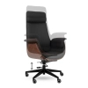 Ergonomiczny fotel biurowy Admiral KH1501100303 ekoskóra czarny