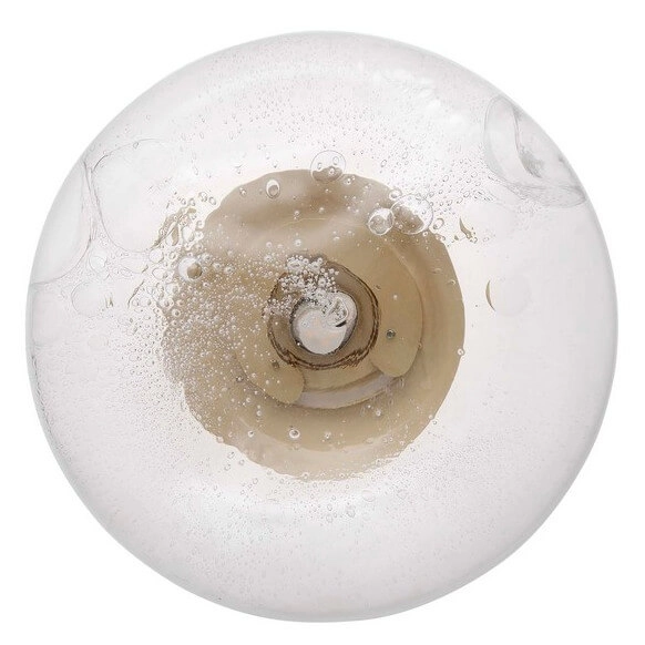 Kinkiet ścienny do jadalni NAYARIT LE44933 bańka szklana złota