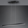 LAMPA wisząca BELFAST 375510432 Trio metalowa OPRAWA belka ZWIS LED 44W 3000K ściemnialny czarny