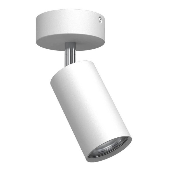 Sufitowa lampa regulowana Point 2287 BROSline tuba metalowa biała