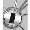 Wisząca LAMPA industrialna Jax FE-JAX10-PN Elstead FEISS industrialna OPRAWA metalowy ZWIS pająk sticks explosion nikiel polerowan