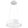 LAMPA wisząca CHIARA 3945-832RP-WH-3 Italux metalowa OPRAWA okrągła LED 32W 3000K zwis pierścień ring biały