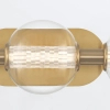 Kinkiet ścienny bubble Atomo QN-ATOMO-3W-BG LED 13W 3000K IP44 złoty