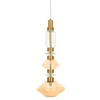 Salonowa lampa wisząca Vaso MSE1501100212 Moosee LED nad stół złoty bursztynowy