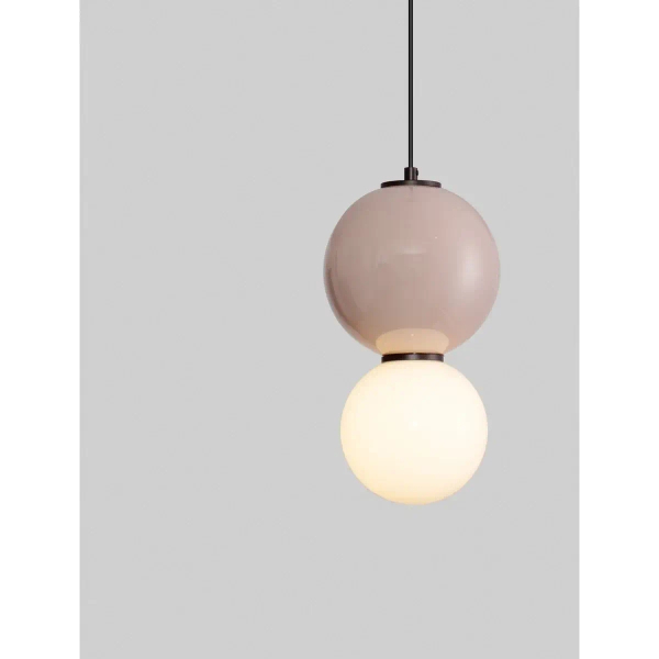 Lampa wisząca szklana do salonu JORELIA LE45252 LED 6W 3000K beżowa biała