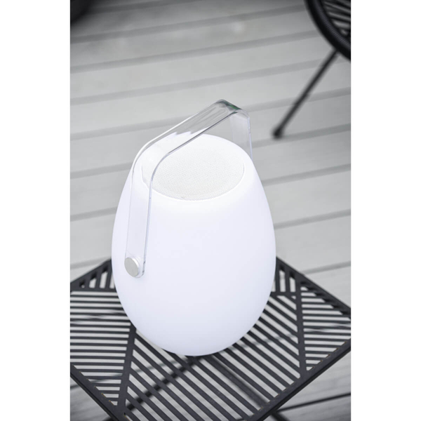Lampa balkonowa z głośnikiem Boombox AZ4664 LED 10W 3000K IP44 biała