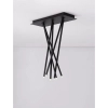 Lampa sufitowa metalowa NOVENCIO LE45465 LED 17W 3000K czarna