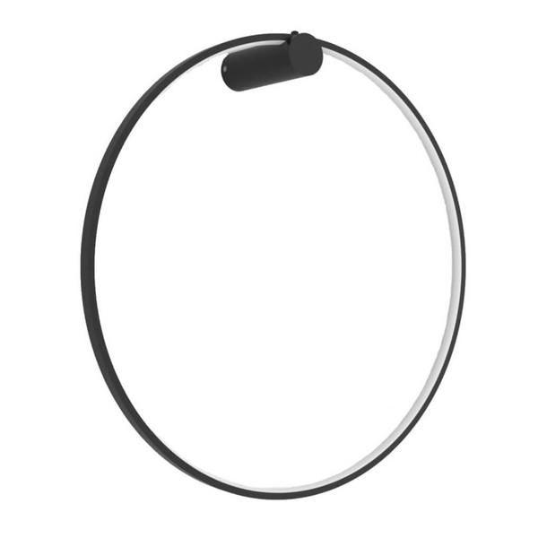 Loftowa LAMPA ścienna MIRROR LP-999/1W S BK Light Prestige metalowa OPRAWA kinkiet LED 35W 3000K do łazienki IP44 czarny