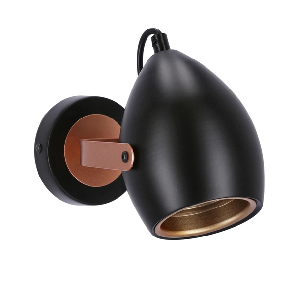 Kinkiet ścienny Anica 91-81391 Candellux z regulacją czarny miedziany
