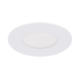 LAMPA wpustowa SLIM LED C 02809 Ideus metalowa OPRAWA stropowa LED 3W 6500K okrągła biała