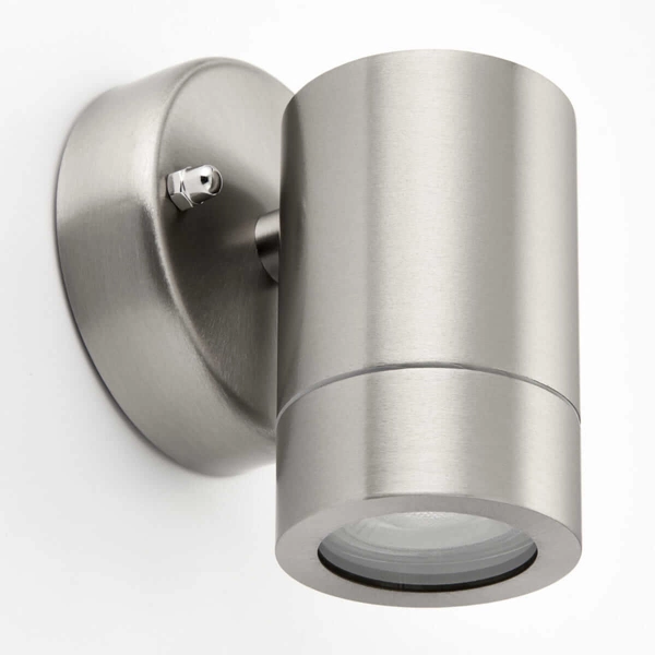 Ścienna lampa zewnętrzna Palin 13801 Saxby IP44 srebrna