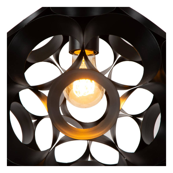 Salonowa lampa wisząca Hannelore 10423/30/30 metal czarna