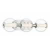 Ścienna lampa Atomo QN-ATOMO-3W-PC LED 13W 3000K IP44 bubble srebrny