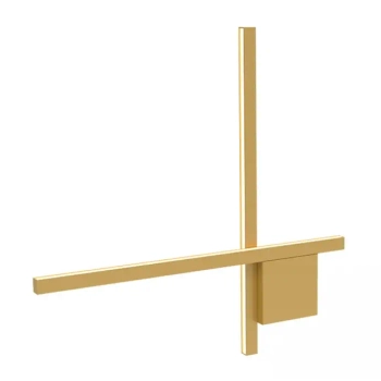 Nowoczesna ścienna lampa 23104 LED 13W 3000K metalowy złoty