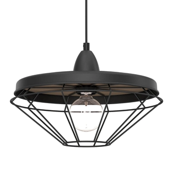 Wisząca lampa Alkaba 5013 Shilo loftowa klatka regulowana czarny