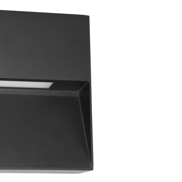 Kinkiet zewnętrzny kwadrat Fenis OWL-2685-4K Italux LED 3W 4000K IP54 czarny