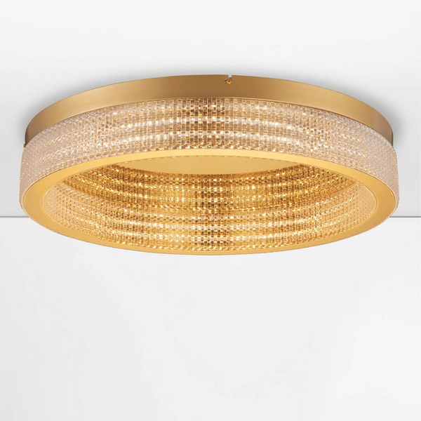 Sufitowy plafon do jadalni YOTAU LE44728 LED 70W 3000K złoty