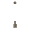 Wisząca lampa Agudo 319400141 szara tuba 1x10W E27 z regulacją