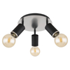 Kierunkowy plafon Joseba 54032-3B reflektorki czarne