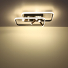 Prostokątna LAMPA sufitowa COCO 67301D1 Globo metalowe ramki LED 55W 2700K - 6000K złote