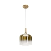 Szklana lampa wisząca Spirito MOD286PL-L18G3K LED 12W 3000K złoty