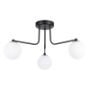 Kulista lampa sufitowa ASTRAL SL.1662 potrójna biała czarna
