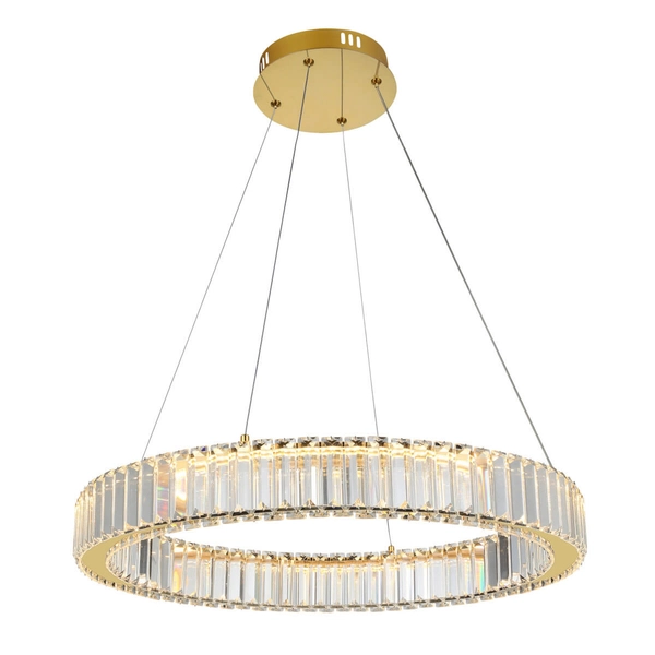 Wisząca lampa kryształowa SPARK AZ5788 Azzardo LED 30W 3000K złota