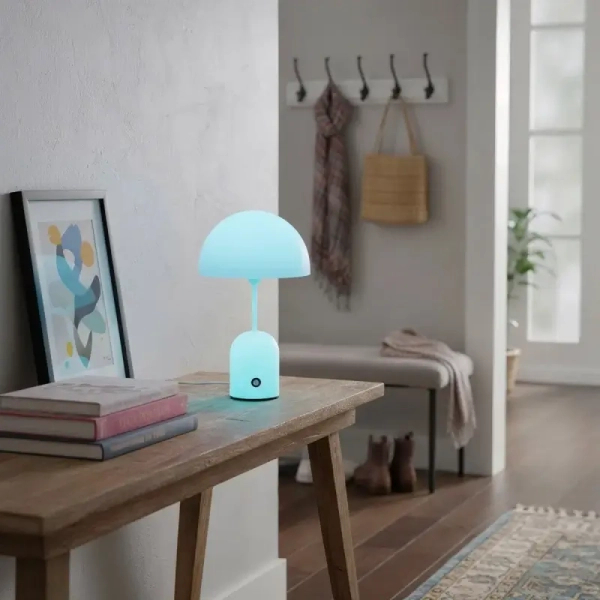 Nocna lampka stołowa Cantia TB-75839-BLU LED 2W 3000-6500K niebieska
