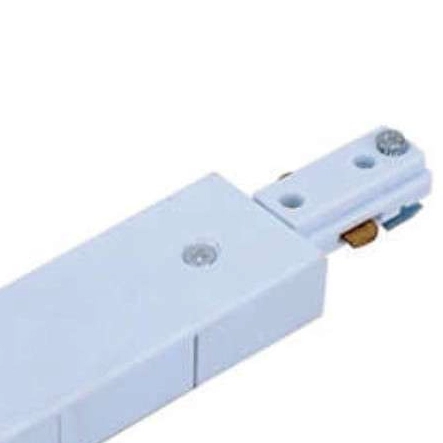 Środkowy ŁĄCZNIK szynoprzewodu LSU/BI Orlicki Design do szyny natynkowej 1-fazowej 230V biały