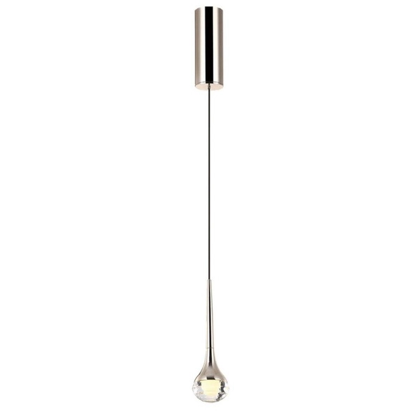 Wisząca lampa złota CRIMA OR80315 LED 6W Orlicki glamour do sypialni