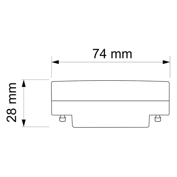Żarówka 327055 Polux GX53 6W 4000K 660lm okrągła biała