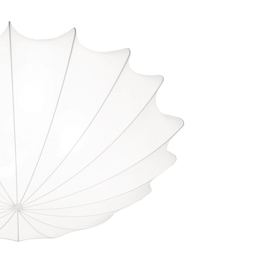 Designerski plafon abażurowy Form 9672 biała lampa nad łóżko