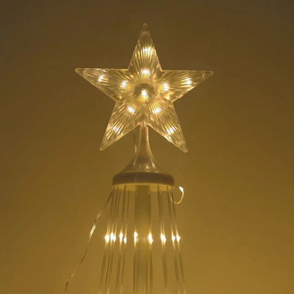 Świąteczna choinka dekoracyjna 180cm EK2403 LED 4W 2700K RGB IP44 biała