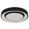 Okrągła LAMPA sufitowa SULLY 41368-24 Globo metalowy plafon LED RGB 24W 3000K - 6500K czarny