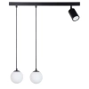 Kulista lampa wisząca do salonu Tavira 41263 metalowa tubka czarna