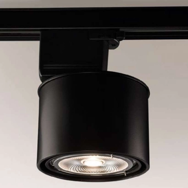 Reflektorowa LAMPA sufitowa MIKI 6614 Shilo regulowana OPRAWA metalowa do 3-fazowego systemu szynowego czarna