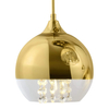 Lampa wisząca Fermi P140-PL-170-5-G kryształki kaskada złota
