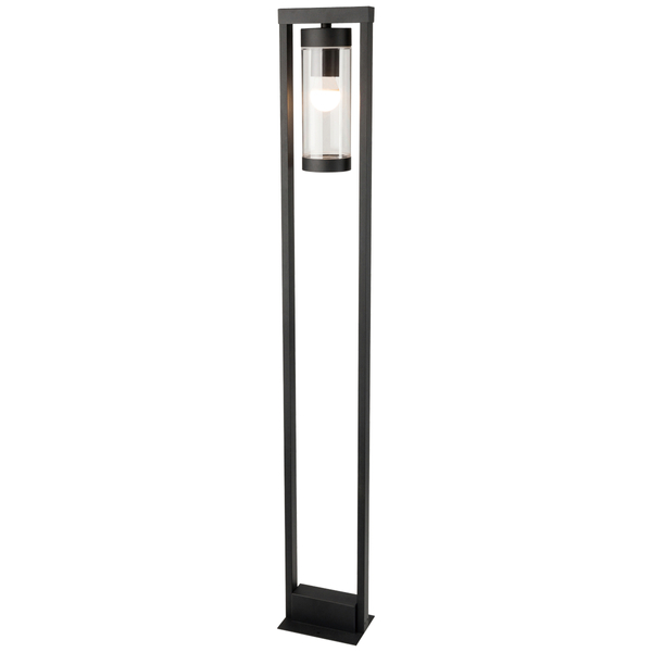 Stojąca lampa tarasowa Spectra 312358 Polux rama prostokątna IP44 czarna