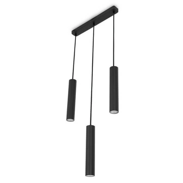 Lampa wisząca na belce Spoti ABR-ZLW3T-C Abruzzo sople czarna